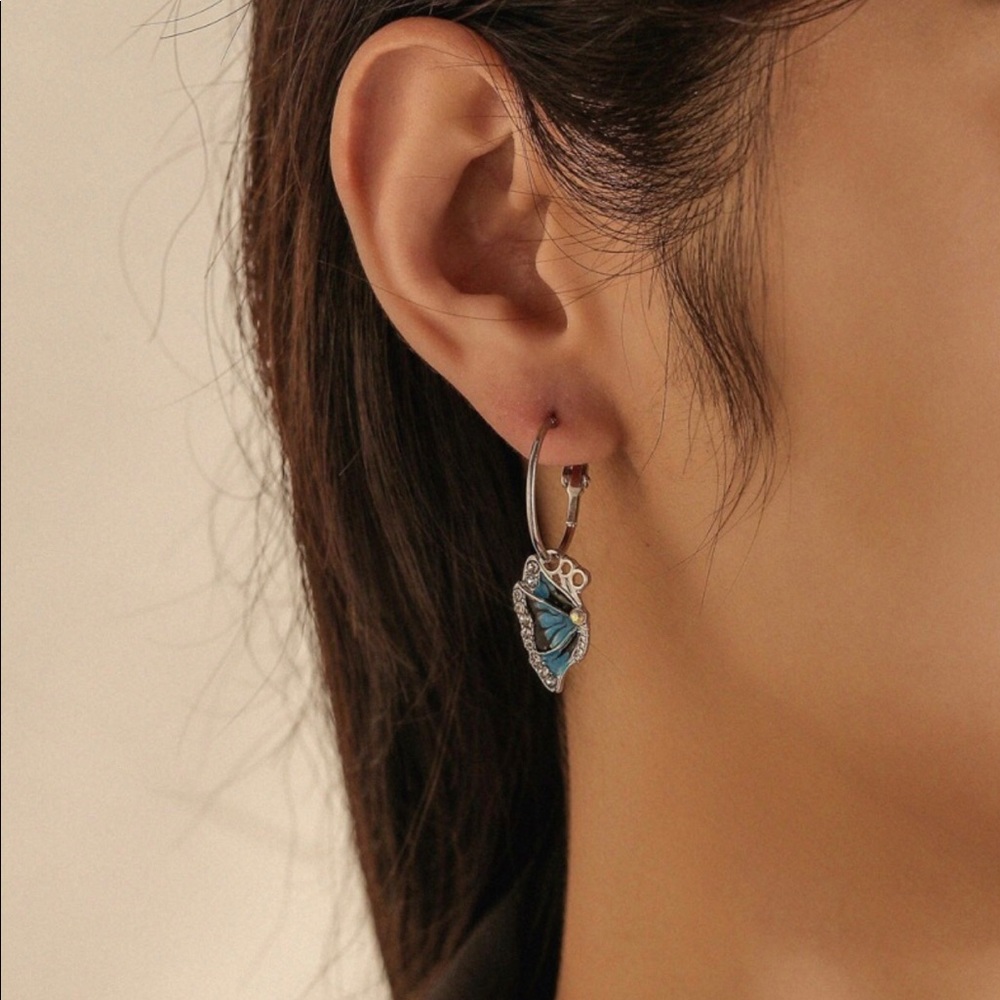 New Butterfly Earrings - Picture 3 of 3